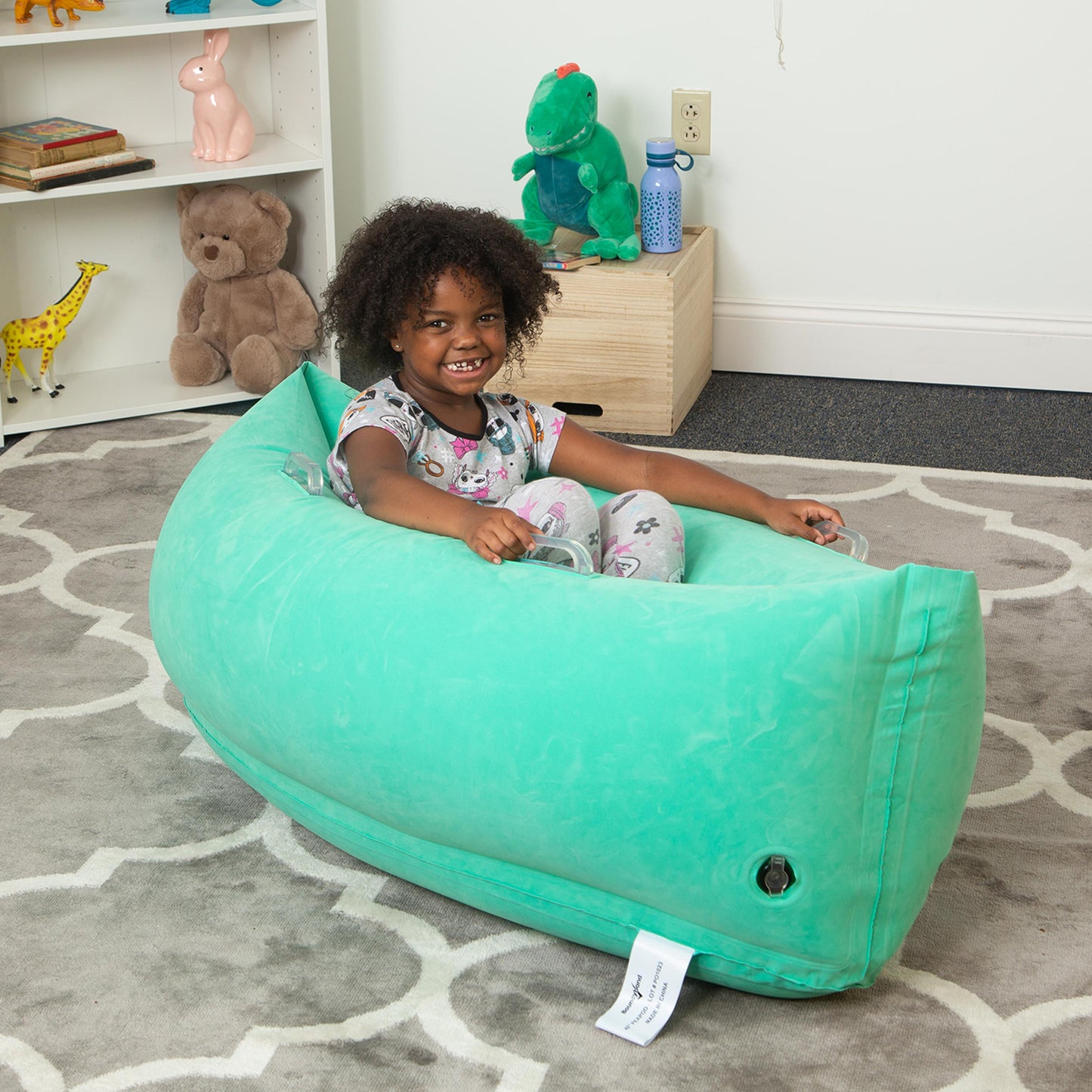 Comfy Hugging Peapod Sensory Pod, 48", Ages 3-6 Up to 4 Feet Tall, Green