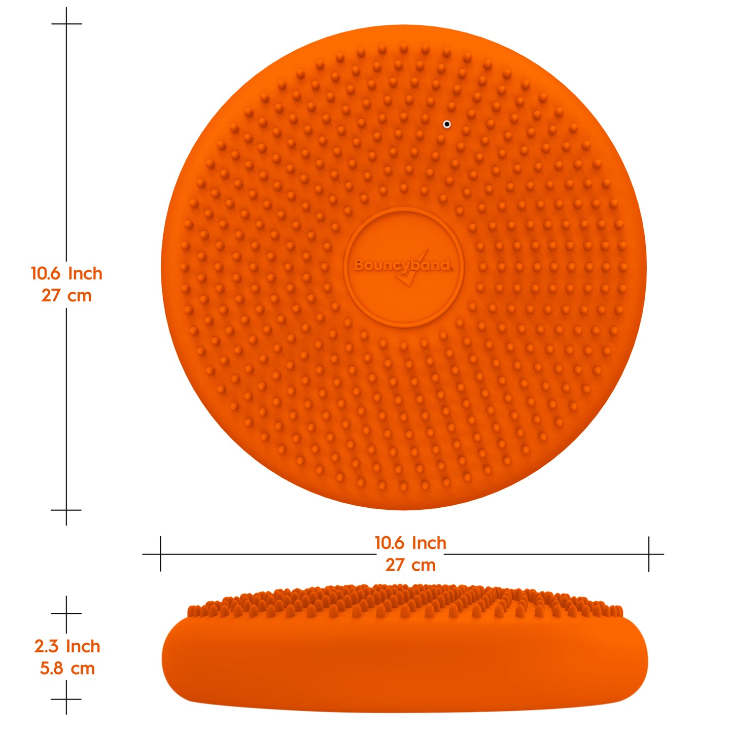 Little Wiggle Seat Sensory Cushion, Orange