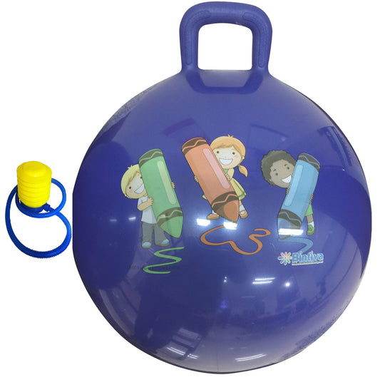 Hippity Hop 18 Inch Jump Ball With Foot Pump