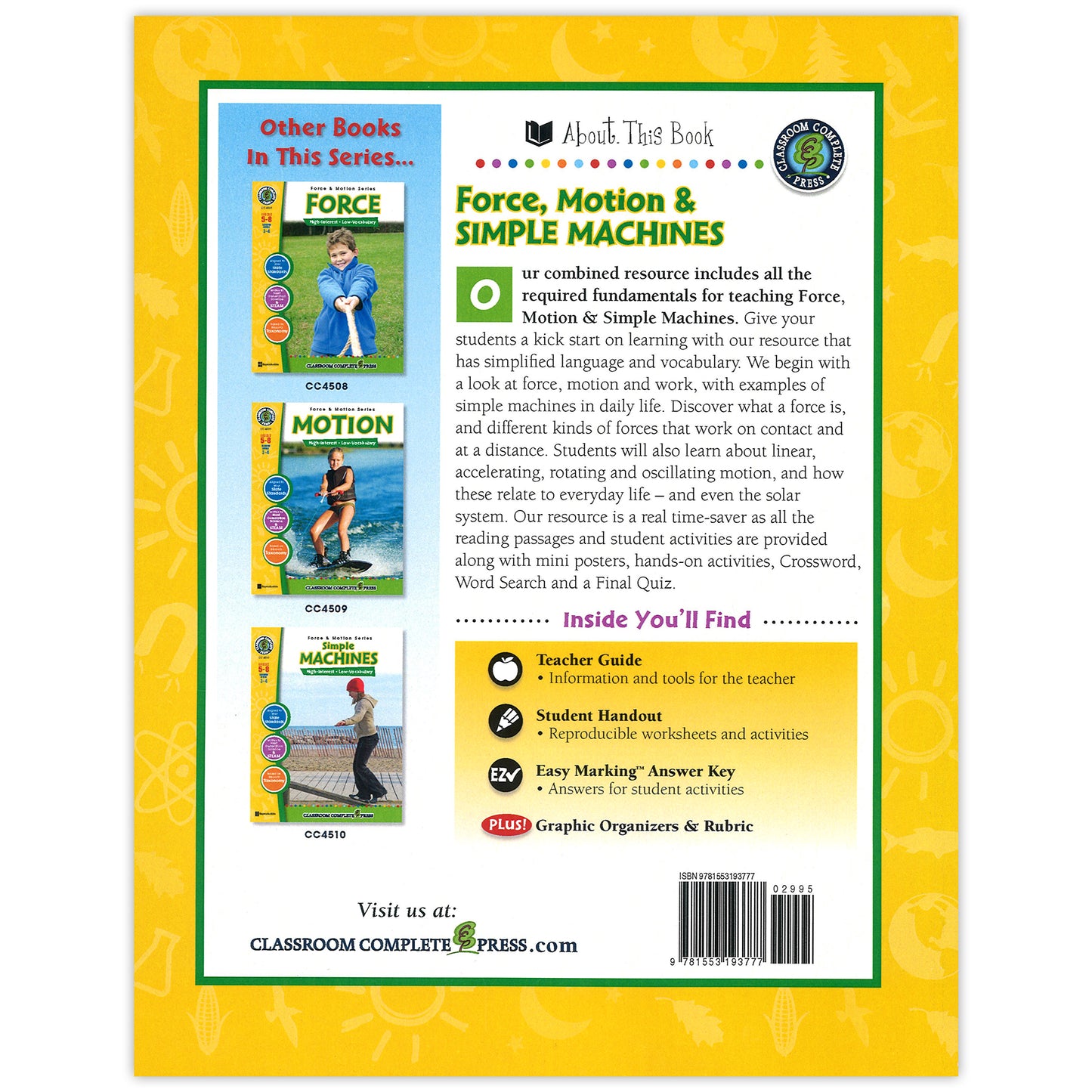 Force Motion & Simple Machines Big Book