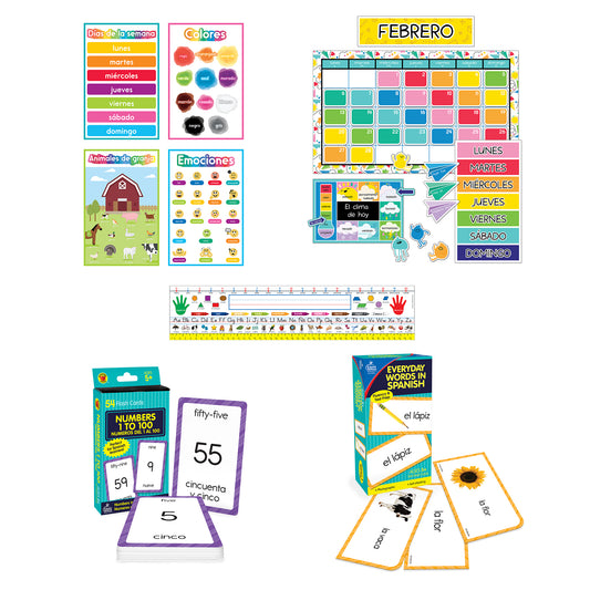 Bilingual Spanish Classroom Teacher Bundle PreK-2