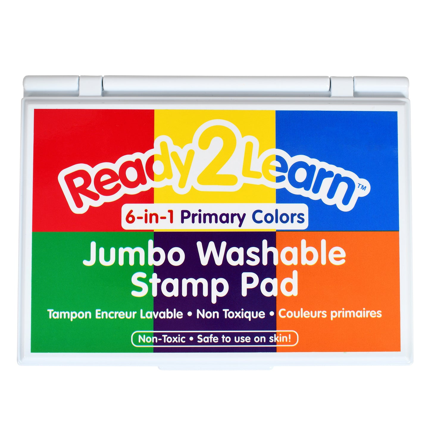 Jumbo Washable Stamp Pad - 6-in-1 - Pack of 2