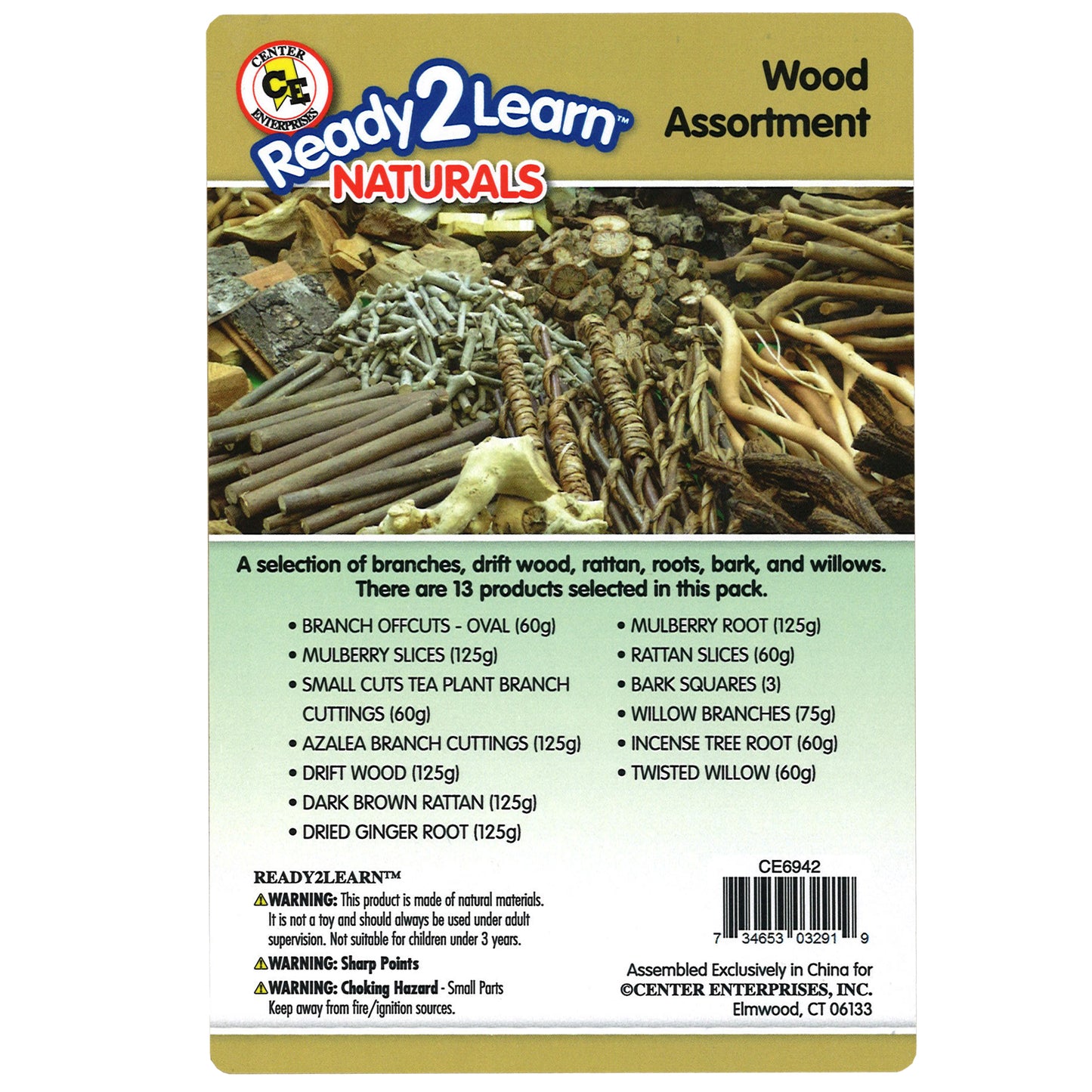 Naturals Wood Assortment Pack