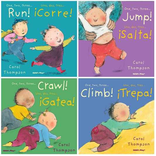 Little Movers Bilingual Books, Set of 4