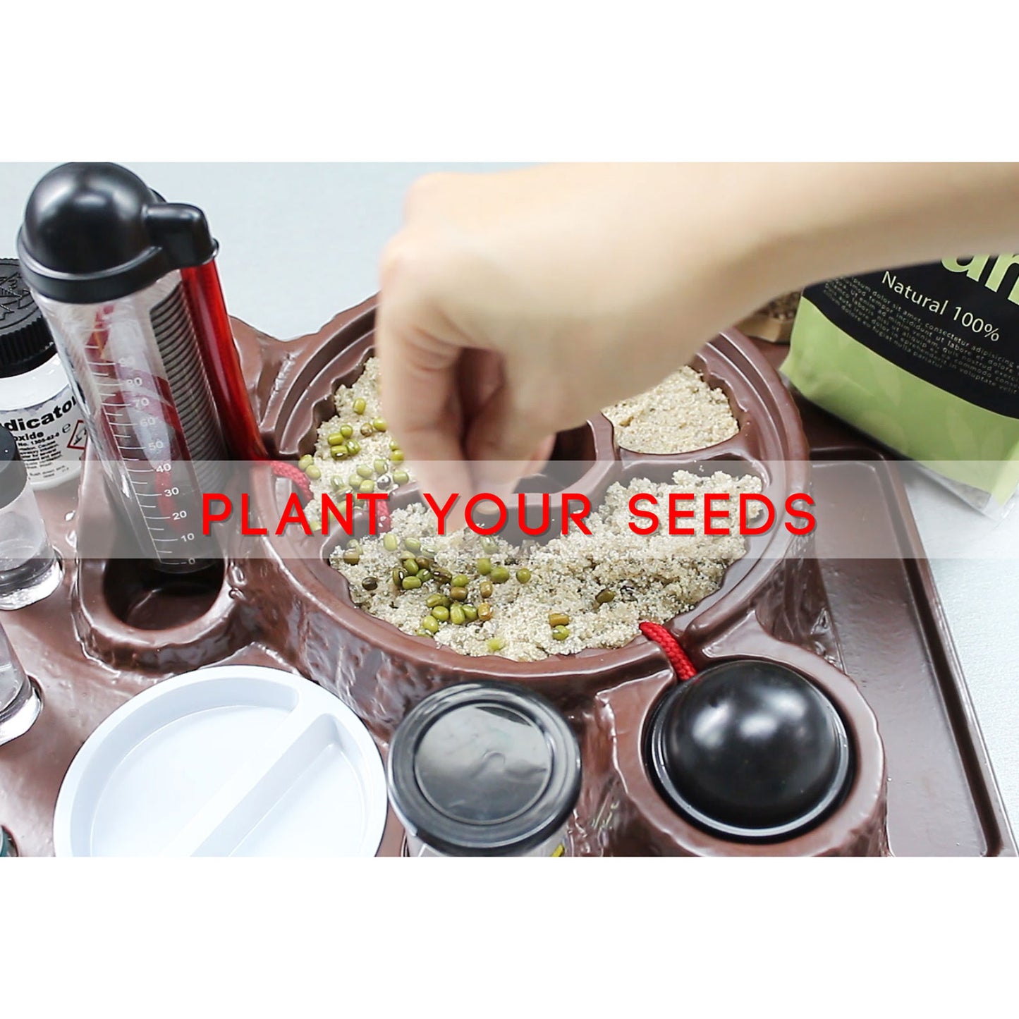 Mars Landing Survival Kit - Home STEM Kit - Ages 8+ - Grow Food & Build an Earth-Like Environment on Mars - Seeds Included