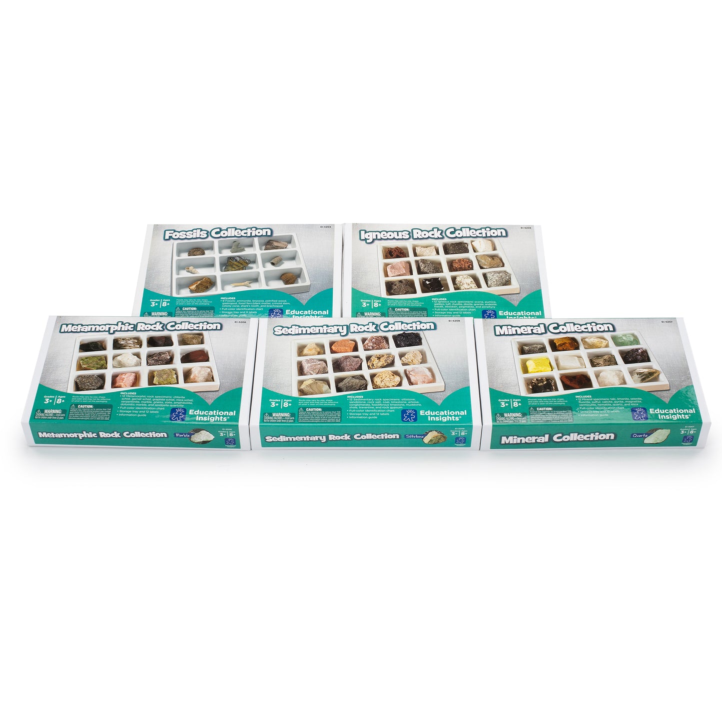 GeoSafari® Complete Rock, Mineral, & Fossil Collections, Set of 57