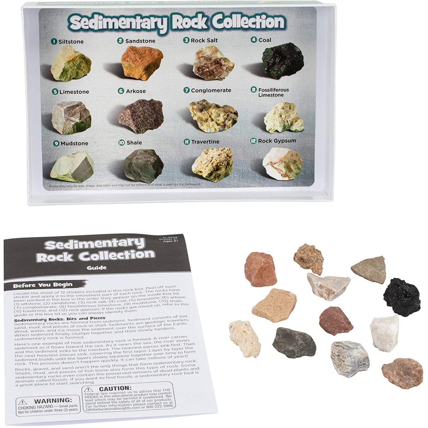 GeoSafari® Complete Rock, Mineral, & Fossil Collections, Set of 57