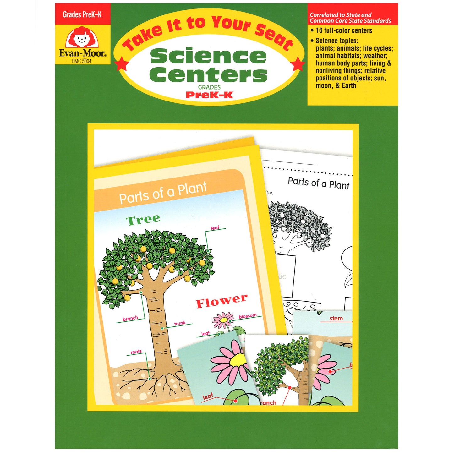 Take It to Your Seat Science Centers Book, Grades PreK-K