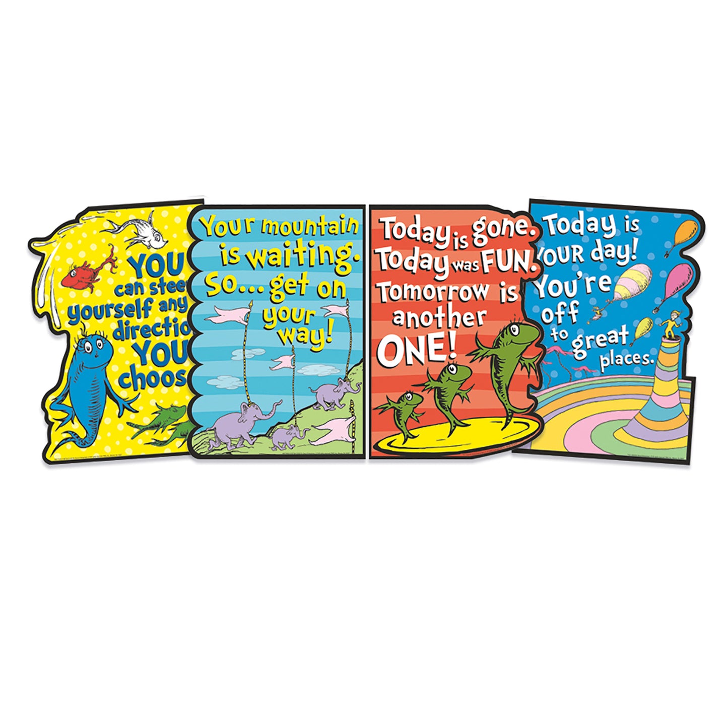 Dr. Seuss™ Die-Cut Poster Set