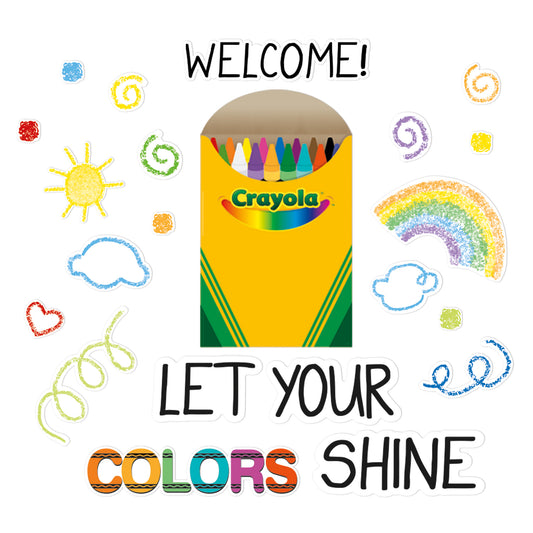 Crayola® Let Your Colors Shine Bulletin Board Set