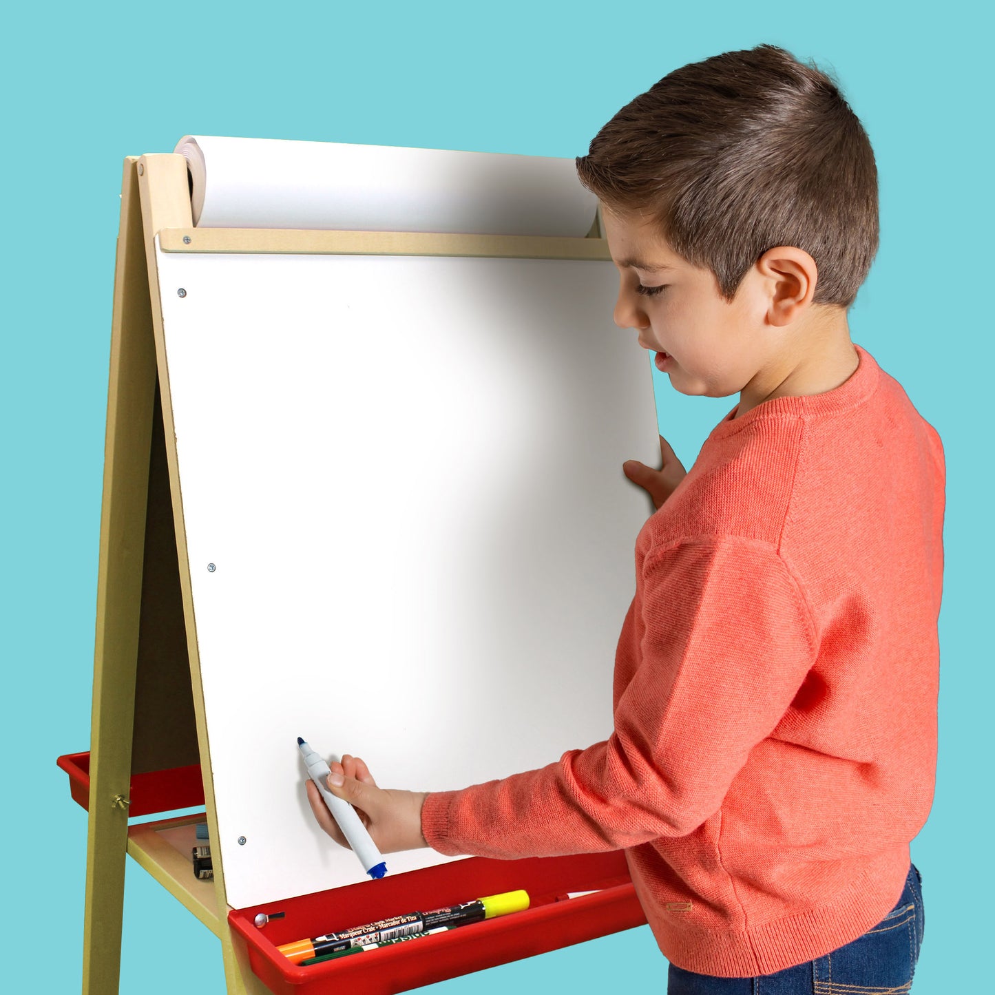 Child's Paper Roll Easel, 44"H x 19"W