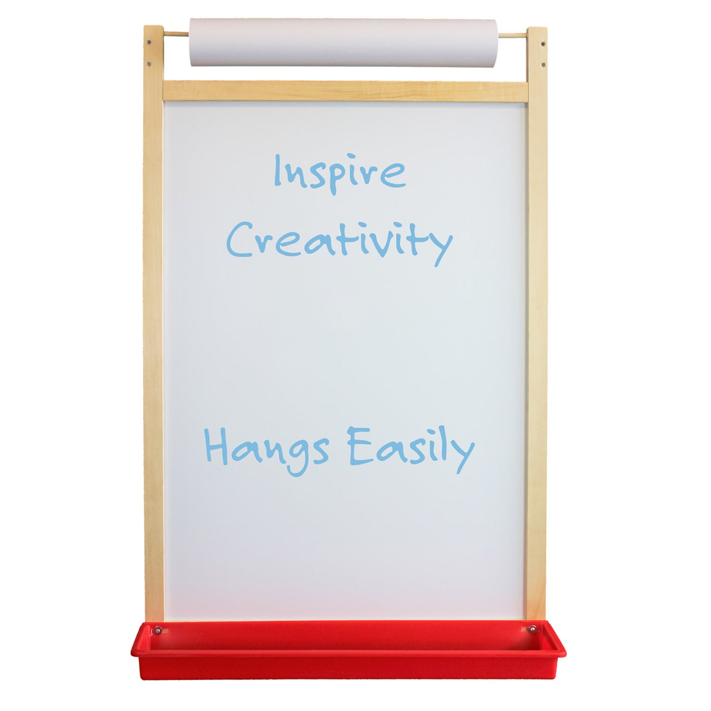 Magnetic Dry Erase Wall Easel with Paper Roll