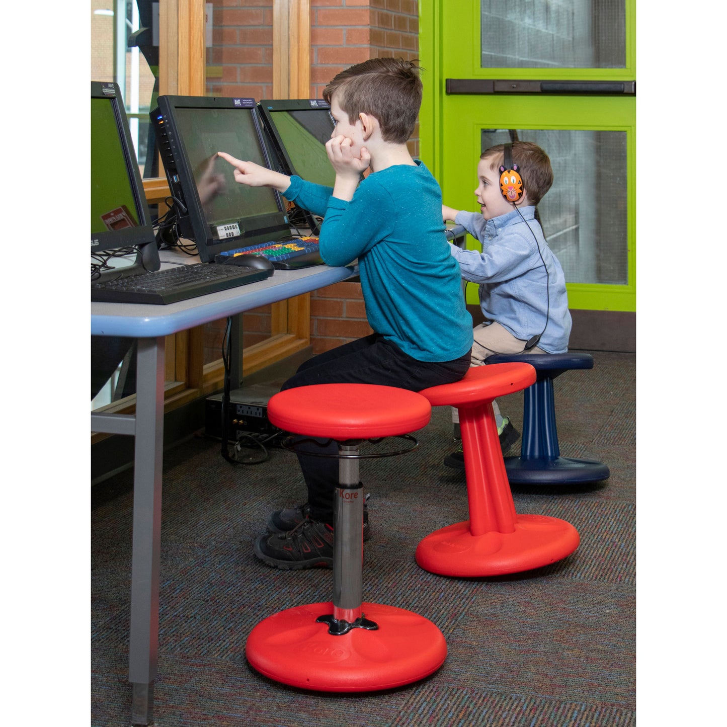 Kids Wobble Chair 14" Blue