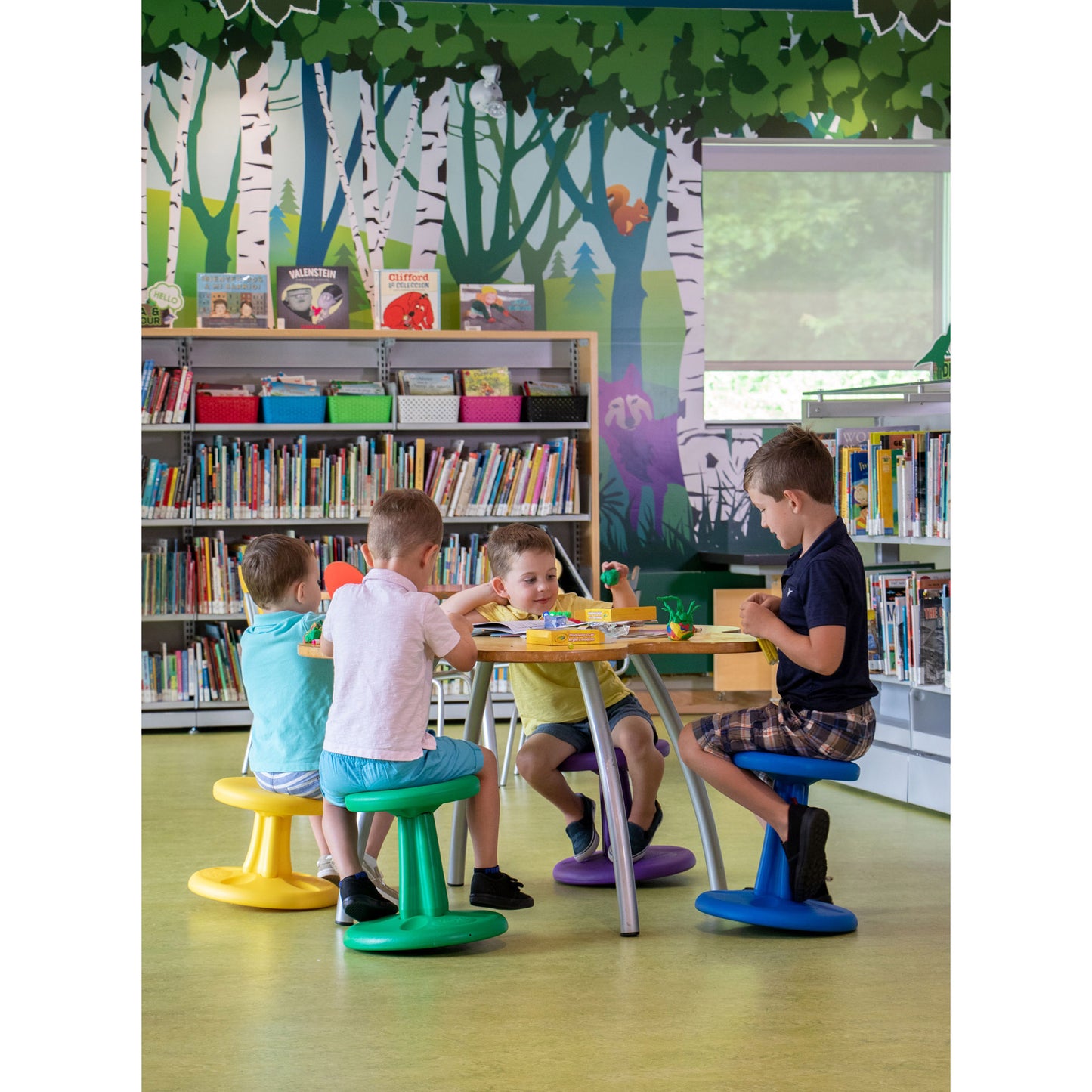 Pre-School Wobble Chair 12" Blue