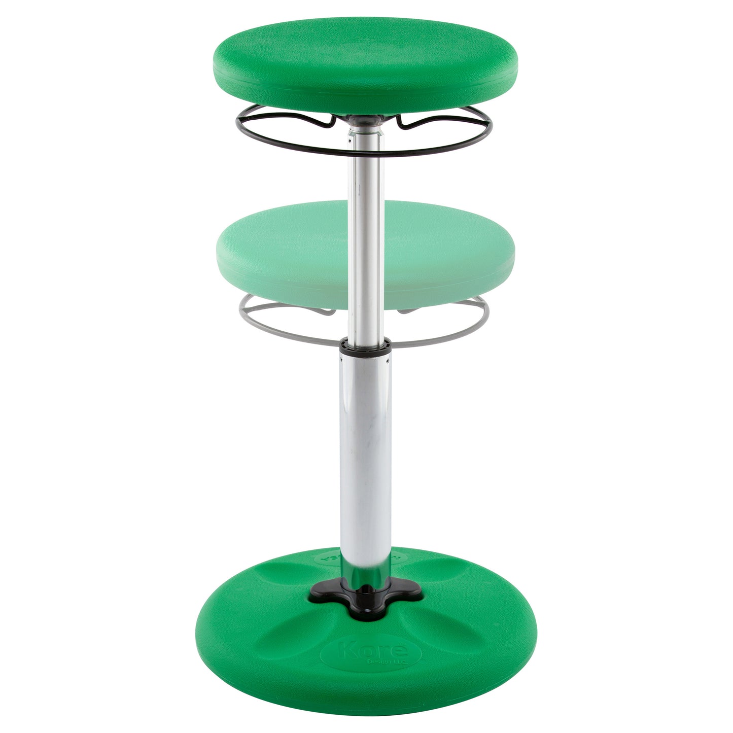 Kids Adjustable Tall Wobble Chair 16.5-24" Green