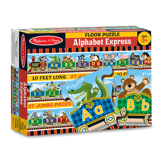 Alphabet Express Floor Puzzle, 10' x 6-1/2", 27 Pieces