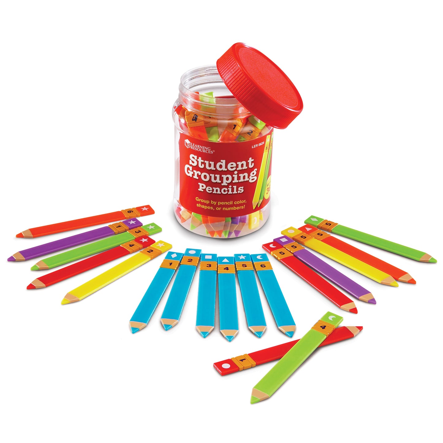 Student Grouping Pencils, Set of 36