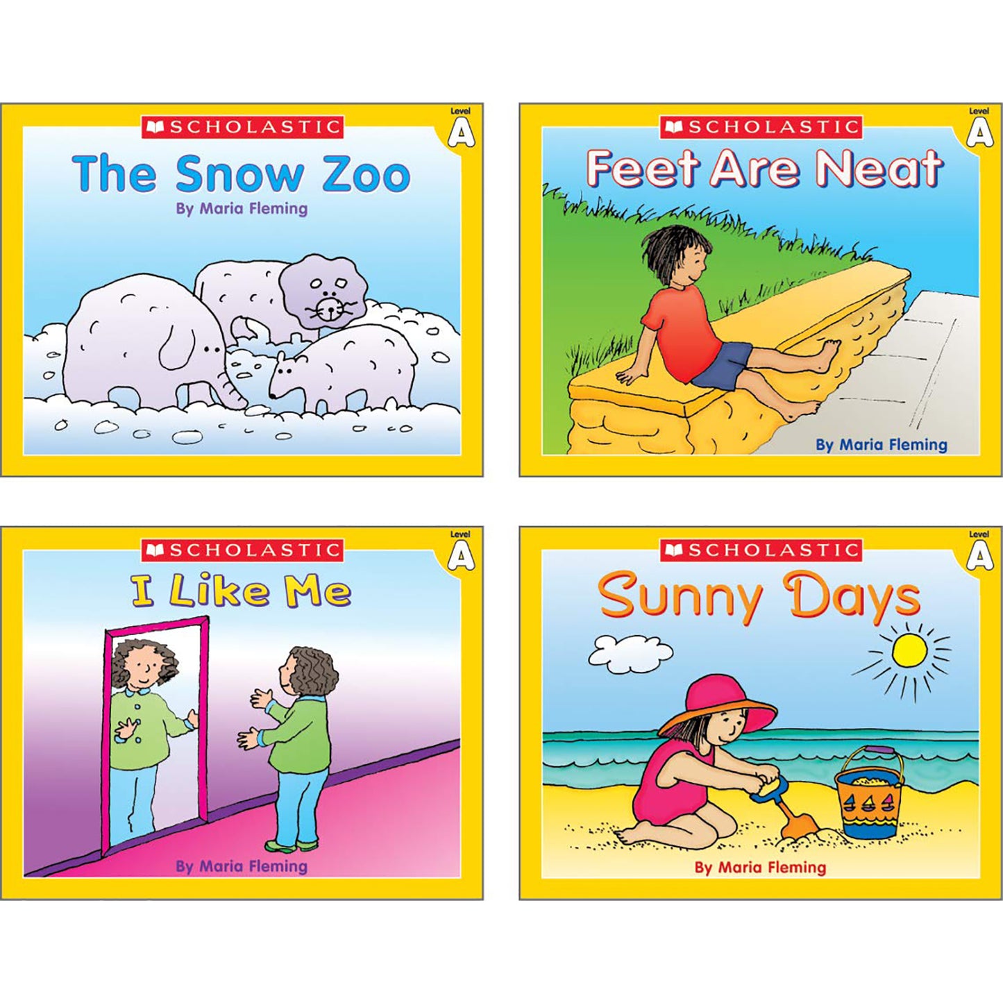 Little Leveled Readers Book: Level A Box Set, 5 Copies of 15 Titles