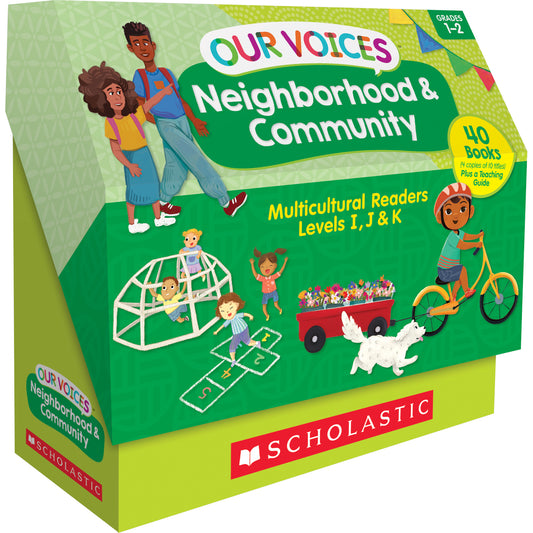 Our Voices: Neighborhood & Community Multicultural Readers, Single-Copy Set, 10 Books