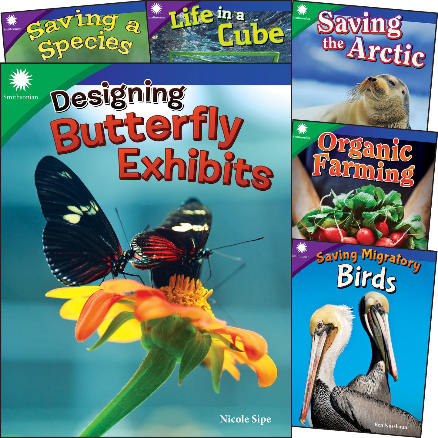 Smithsonian Informational Text: Animals & Ecosystems 6-Book Set, Grades 4-5