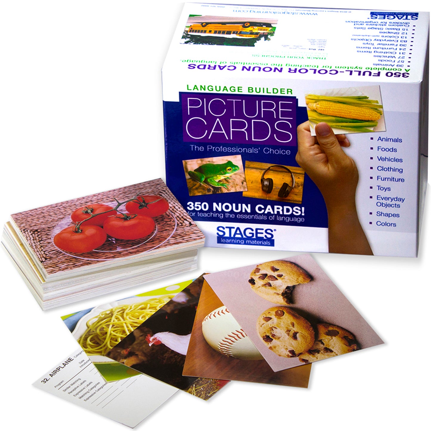 Language Builder® Picture Nouns Card Set 1, Pack of 350