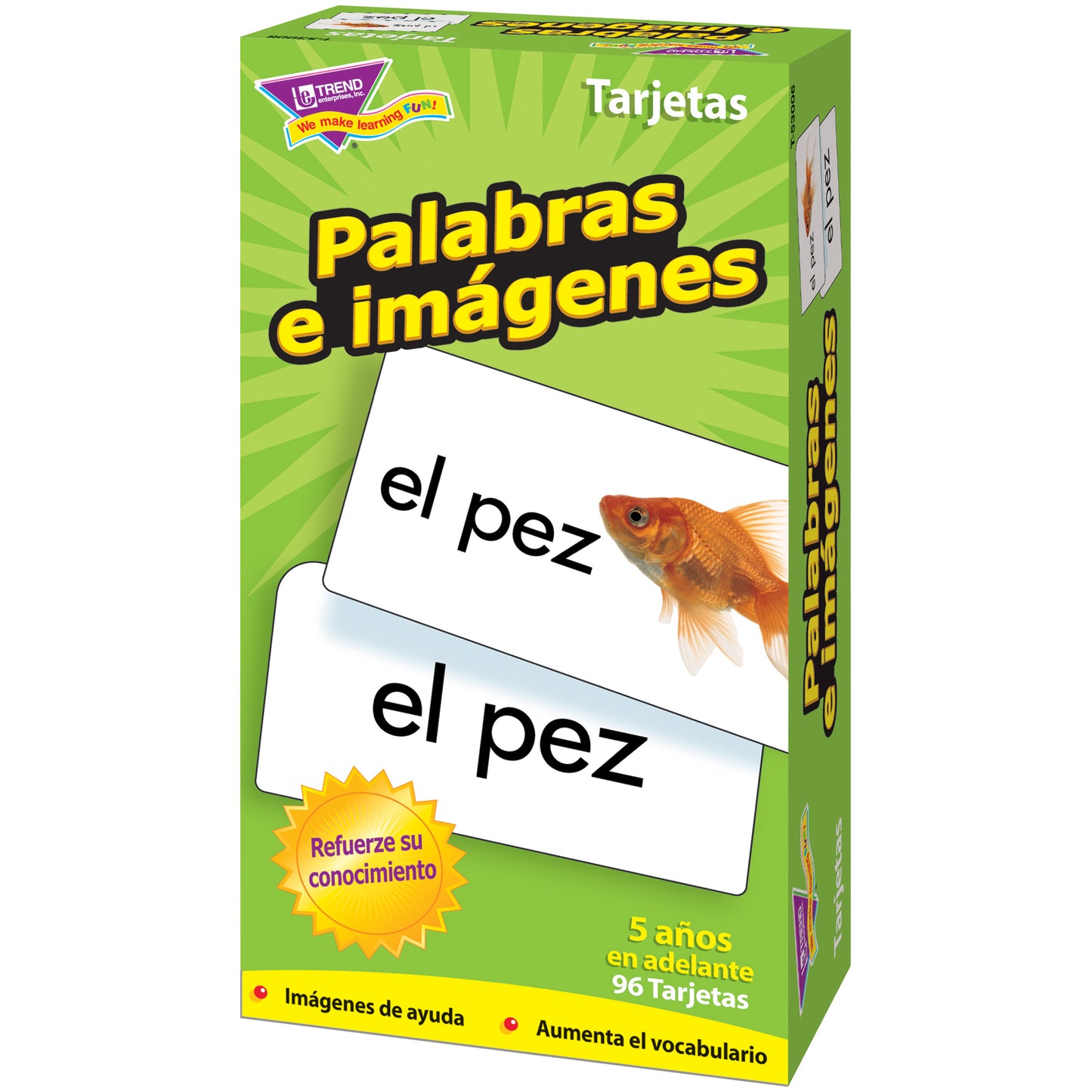 Palabras e imágenes (SP) Skill Drill Flash Cards, Pack of 3