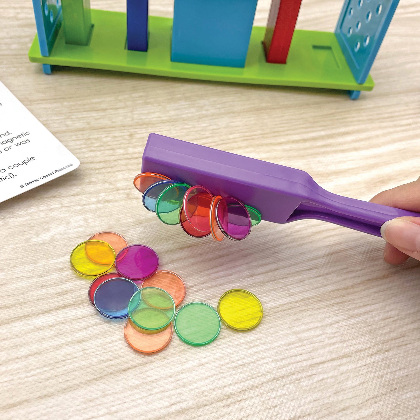 Up-Close Science: Magnetic Wands, Rings & Discs Activity Set