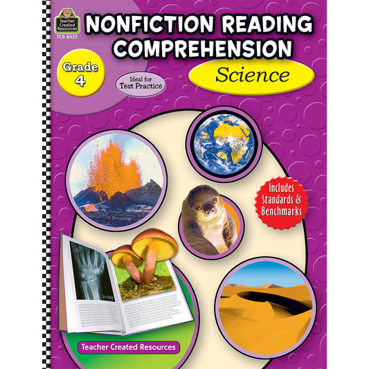 Nonfiction Reading Comprehension: Science, Grade 4