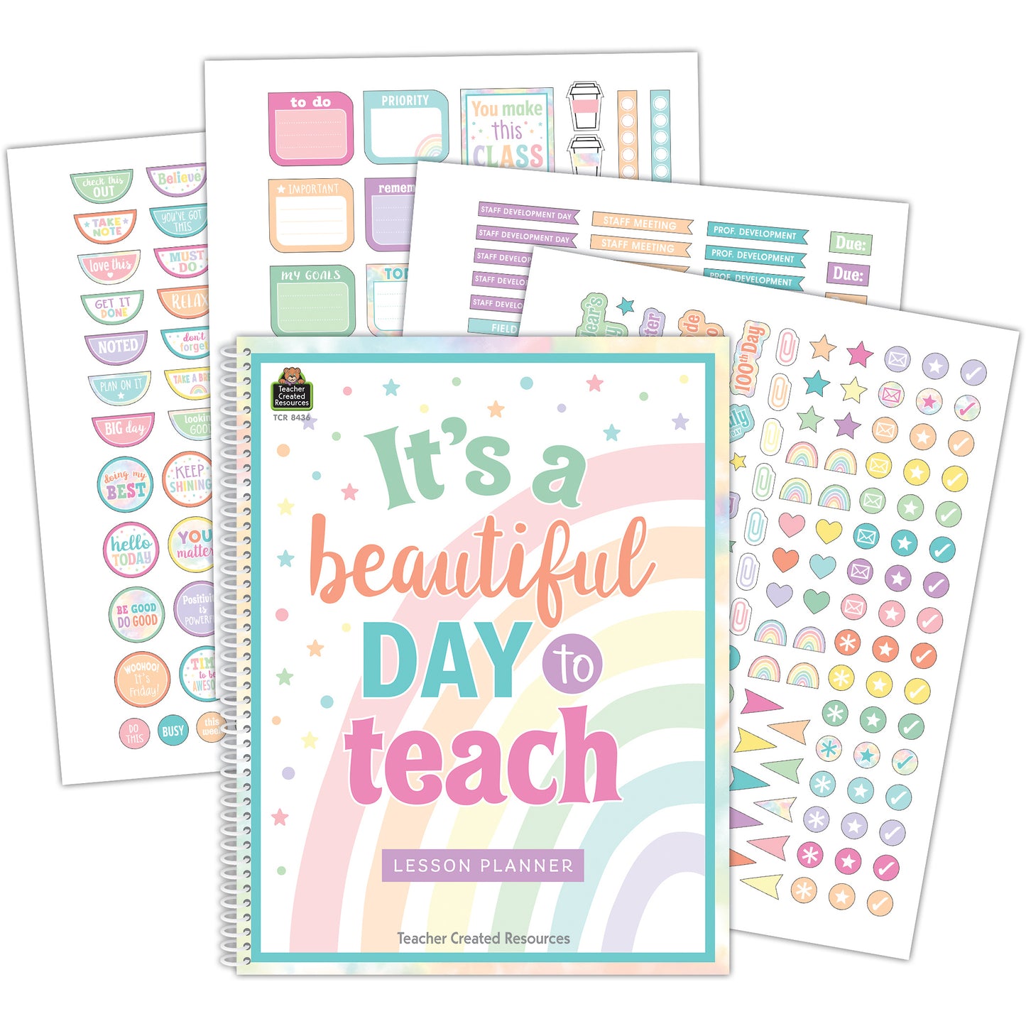 Pastel Pop Lesson Planner