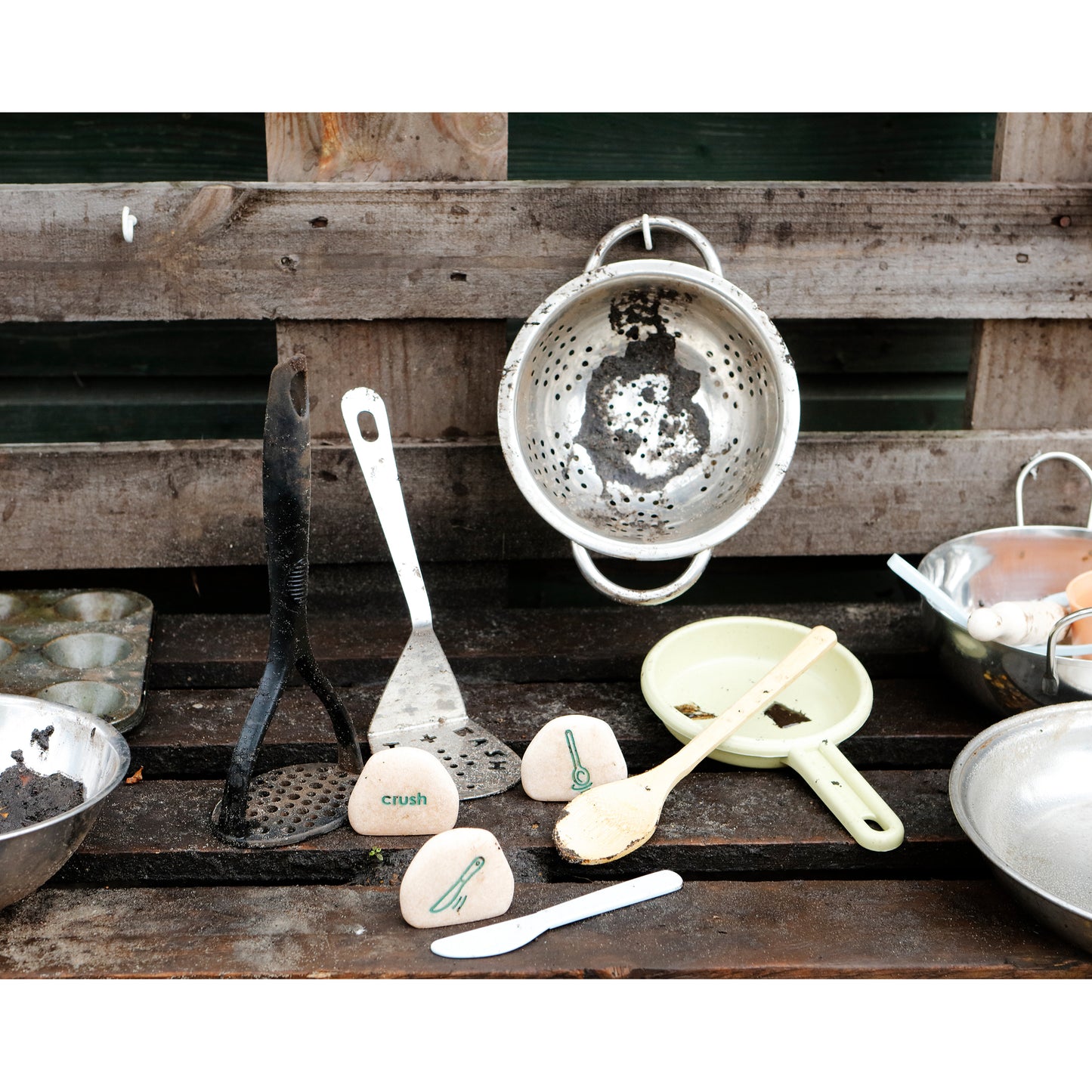 Mud Kitchen Process Stones