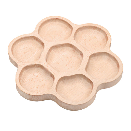 Natural Flower Tactile Tray, 6-Section