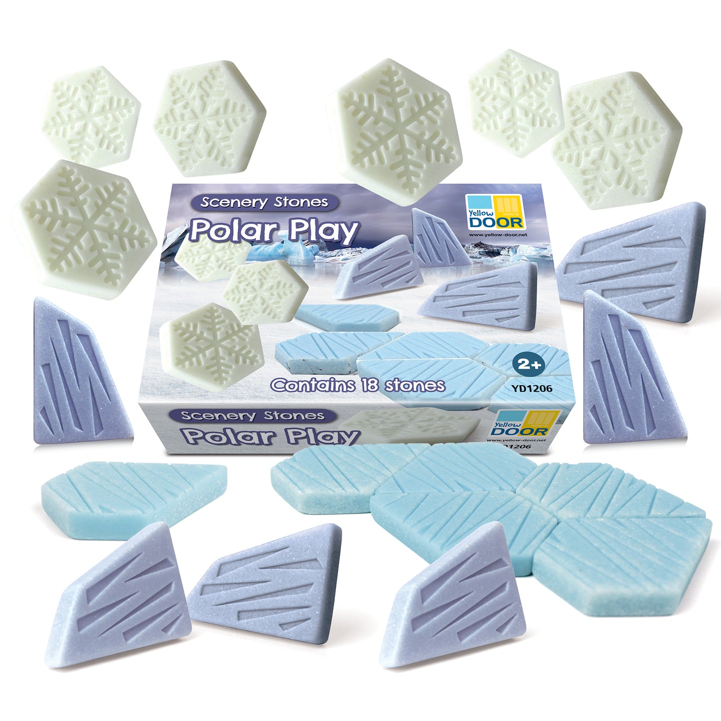 Scenery Stones – Polar Play, Set of 18